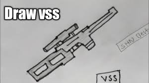 We hope you enjoy our growing collection of hd images to use as a. How To Draw Vss Gun Of Pubg And Free Fire Very Easy Shn Best Art Youtube