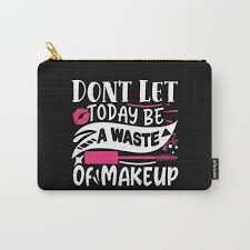 makeup funny e carry all pouch