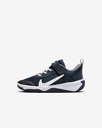 nike omni multi court black white pre boys shoes size 1 5