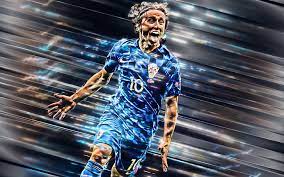 Born 9 september 1985) is a croatian professional footballer who plays for spanish club real madrid and captains the. Hd Wallpaper Soccer Luka Modric Croatian Luka Modric Wallpaper Flare