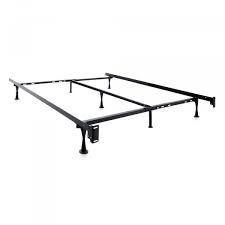 queen metal bed frame with center support