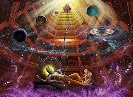 Image result for image of earth according to bhagavatam