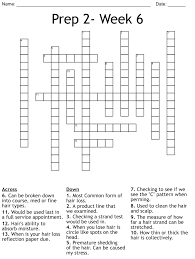 prep 2 week 6 crossword wordmint