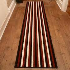 black cream hallway carpet runner striped
