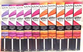 nyx makeup glitter goals liquid