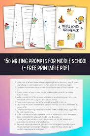 150 writing prompts for middle
