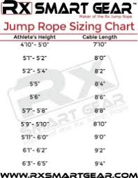 Rx Rope Size Chart Jump Rope Size Chart