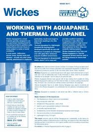 Working With Aquapanel And Thermal