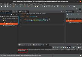 java and the eclipse ide