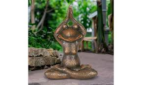 Off On Exhart Meditating Yoga Frog G