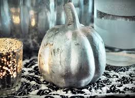 Make These Faux Mercury Glass Pumpkins