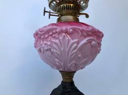 Antique Victorian Oil Table Lamp