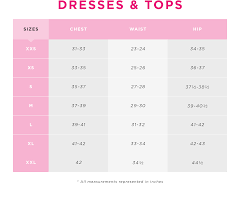 Charlotte Russe Size Guide