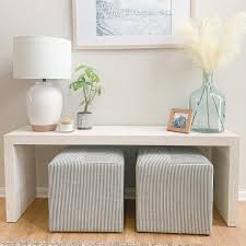 Wood Console Table With Storage