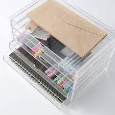 acrylic 5 drawer storage case 無印良