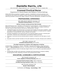 Sample Resume For Nurse Licensed Practical Nurse Resume Sample