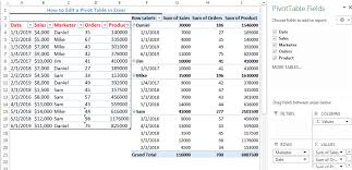 edit a pivot table in excel