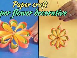 paper craft diy hanging paper flower