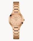 Classic Collection Rose Goldtone Stainless Steel Analog Watch Bulova