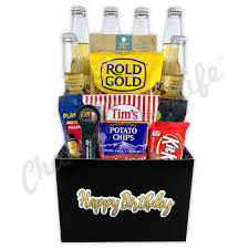 birthday beer gift basket chagne