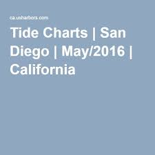 Tide Charts San Diego May 2016 California San Diego