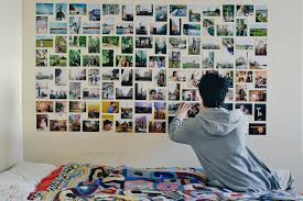 how to create a dramatic photo wall