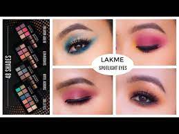 new lakme spotlight eyeshadow palettes