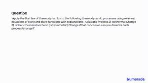 Special Thermodynamic Processes