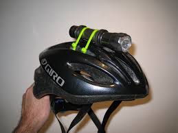 Helmet Mounted Bicycle Light On The Quick And Cheap 8 Steps With Pictures Instructables