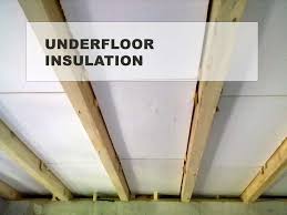 Stud House Underfloor Insulation