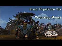 world of warcraft transmog mount