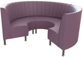 round booth seating small 3 4 circle