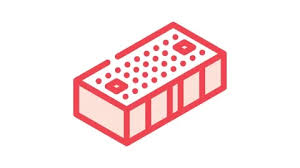 Brick For Building House Color Icon