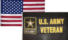 Image result for u s army veteran flag