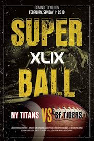 Super Bowl Football Free Flyer Template Free Psd Flyer