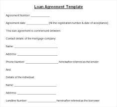 Loan Agreement Template Microsoft Word Loan Agreement Template