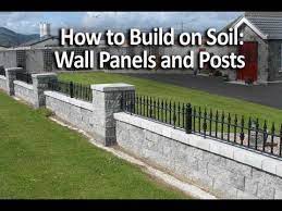 Build Seating Walls And Posts On Soil