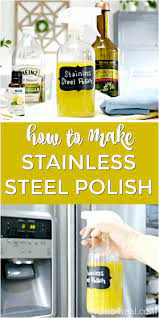 homemade stainless steel polish and cleaner