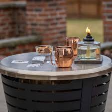 Patio Fire Pit Metal Table Top Cover