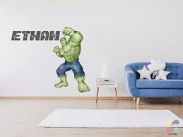 Avenger Name Wall Sticker Kids Bedroom