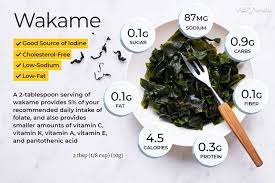 wakame nutrition facts and health benefits