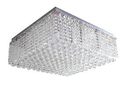 Square Shape Ceiling And Crystal Design