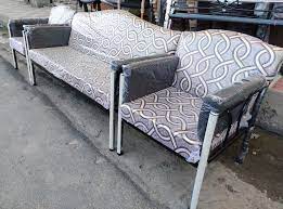 modern designer steel sofa set