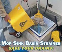how to deal with a clogged mop basin