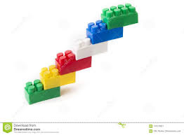 Chart Made From Lego Competition Creativity Concept Stock