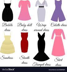 dresses royalty free vector image