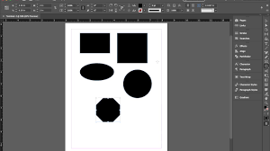 creating basic shapes in indesign you