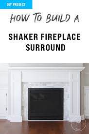 Diy Shaker Fireplace Fireplace