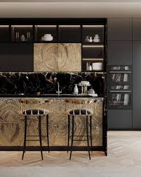 Kate adams of case design/remodeling used beautiful hickory wood and black accents to contrast the white cabinetry and backsplash. Modern Kitchen Decor Ideas For 2021
