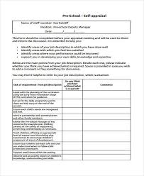Free 22 Staff Appraisal Form Examples Pdf
